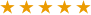 Estrelas de avaliação do autor